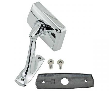 Ford Thunderbird Outside Rear View Mirror, Manual Control, Base Gasket Included, Right, 1963