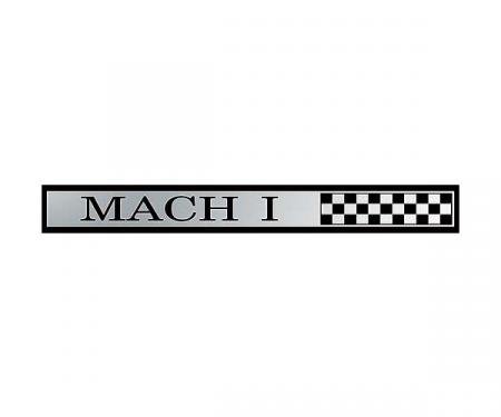 Daniel Carpenter Ford Mustang Dash Panel Emblem - Mach 1 - Peel & Stick Type C9ZZ-6304460-AI