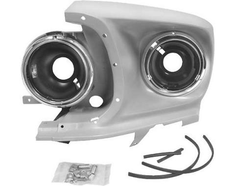 Ford Mustang Headlight Assembly - Left - Reproduction - AllModels Except Shelby GT350 Or GT500