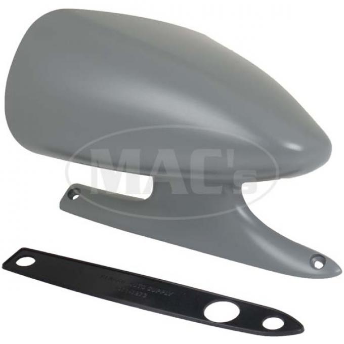 Ford Mustang Outside Rear View Mirror - Right - Racing Type- Remote Control - Paint To Match