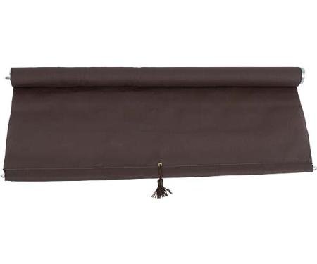 Model A Ford Window Shade - Rear Window - 24 - Coupe & Tudor Sedan & Fordor Sedan - Brown Cloth
