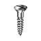 Model A Ford Rear Window Frame Screw Set - Chrome-plated - For Mounting # A702943RSTL Frame