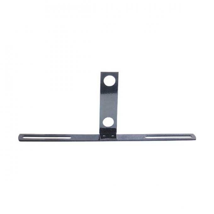 Model T Ford Front License Plate Bracket - 1 Piece Type - Powder-coated - Black