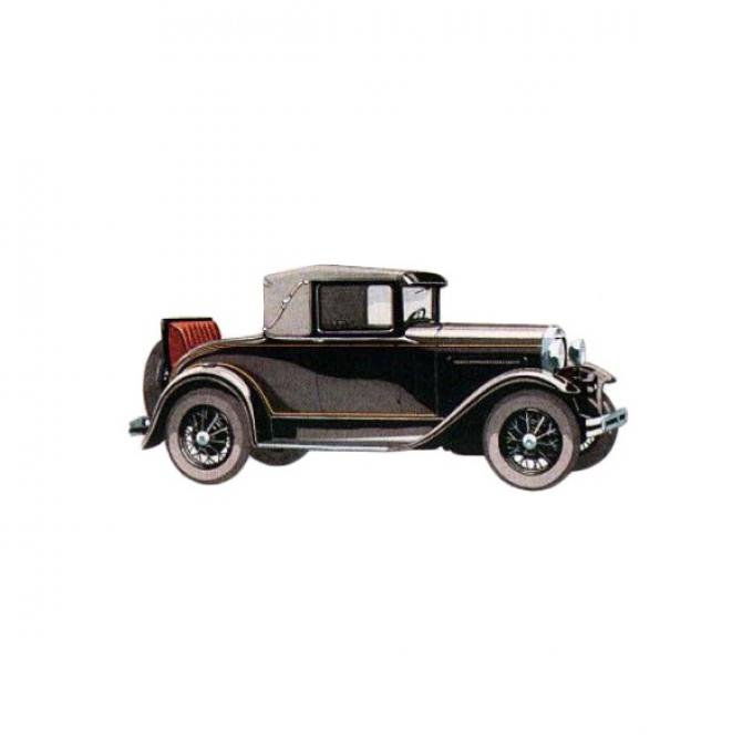 Model A Ford Window Glass Set - Sport Coupe (50B) - Concours Quality