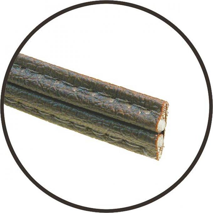 Model A Ford Hidem Welt - N10 Brown Crush Grain - 5/8 Wide - Sold By The Foot