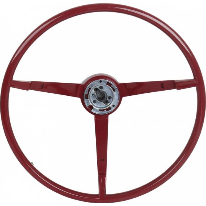 Ford Mustang Steering Wheel - Red - For 1964-1/2 Model WithGenerator