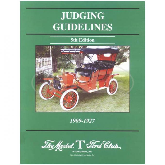Judging Guidelines - 6th Edition - Approximately 250 Pages- 529 Illustrations