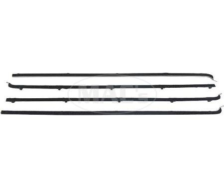 PUI 55-56 FORD RANCH WAGON,SEDAN 201265 | Belt Weatherstrip Kit - 4 Pieces - Ford Ranch Wagon