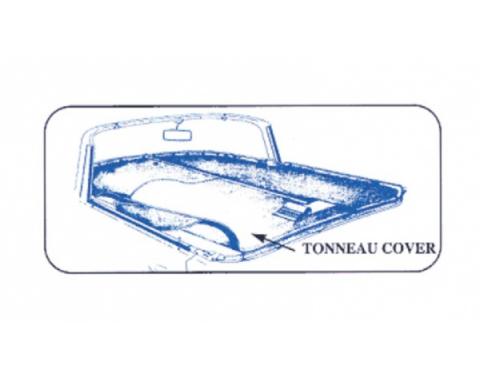 Ford Thunderbird Tonneau Cover, Cumberland Green, 1957