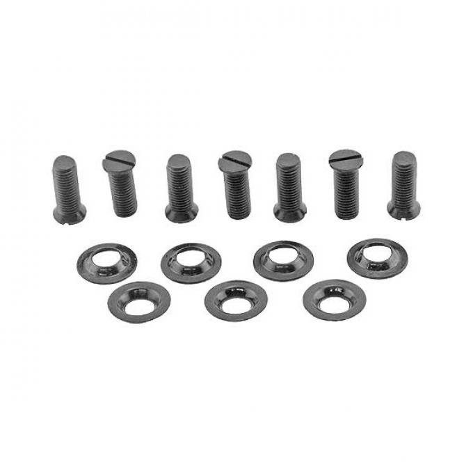 Floor Pan Screw Kit - For Metal Transmission Cover - 14 Pieces - Ford