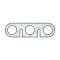 Model T Ford Manifold Gasket - 3 In 1 - Flat Asbestos Like Material