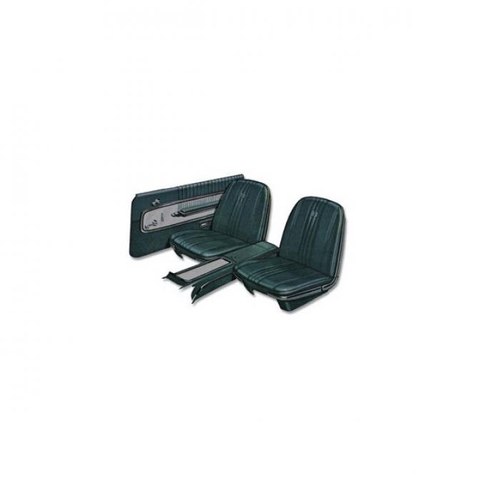 Front Bucket Seat Covers, Galaxie 500 XL, 1965