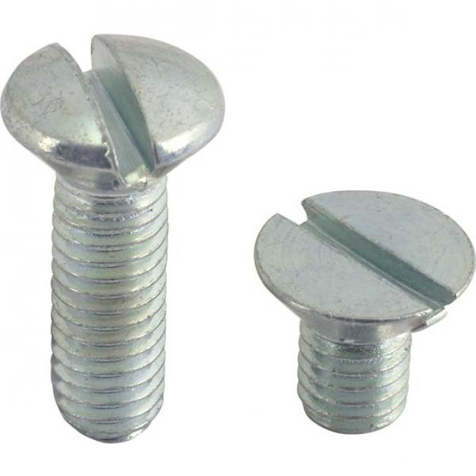 Model A Ford Door Latch Screw Set - 8 Pieces - 1928 To Mid 1930 Closed Cab Pickup
