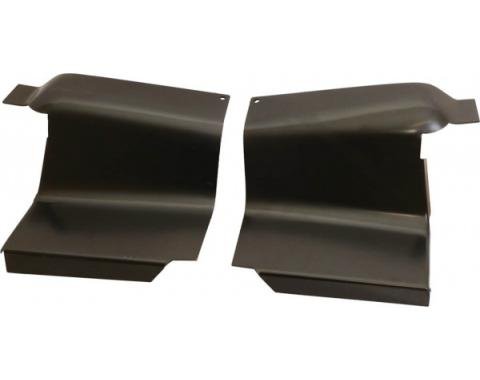 Mustang Convertible Rear Torque Box Top Plates, 1965-1970