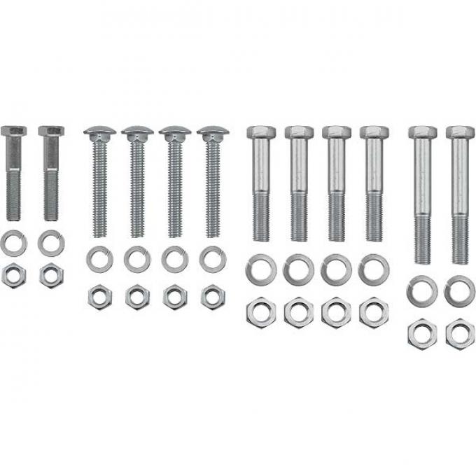 Model A Ford Body To Frame Bolt Set - 36 Pieces