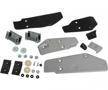 Door Glass Bracket and Stop Kit - Front and Rear - Right Side