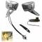 Mustang Amber LED Turn Signal Side Mirrors, Deluxe Style,  1967-1968