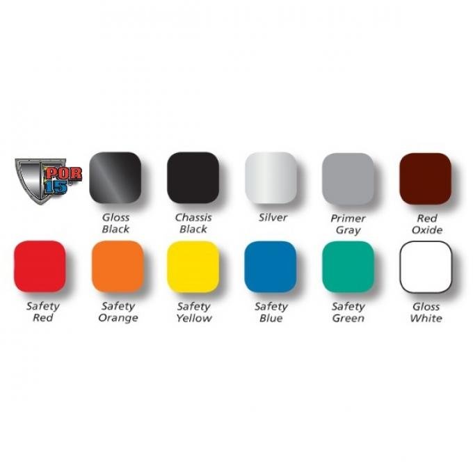 POR-15Â® Top Coat Paint, Pint, Assorted Colors