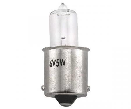 Light Bulb - 5 Watt - 6 Volt Halogen - Top Quality Bulb - Ford