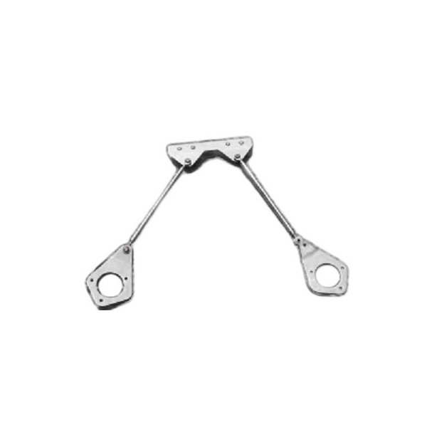 Shock Tower Braces, Kit, Adjustable, Polished Stainless Steel, Falcon