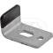 Ford Thunderbird Door Glass Stop, Upper Bracket, With Rubber Tip, 1955-57