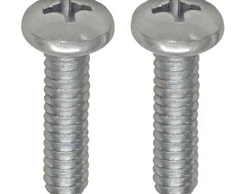 Ford Thunderbird Outside Rear View Mirror Screw Set, Left, From Mid 1964-66