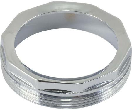 Model A Ford Gas Gauge Nut - Outer - Chrome Plated - Large