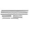 Ford Thunderbird Belt Weatherstrip Kit, 10 Pieces, Convertible, 1961-63