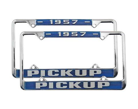 Ford Pickup Truck License Plate Frames - 1957 Pickup