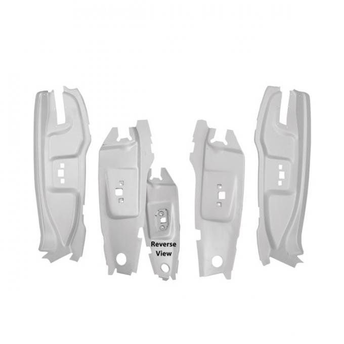 Mustang B-Pillar Panel Set, Coupe And Convertible, 1965-1966