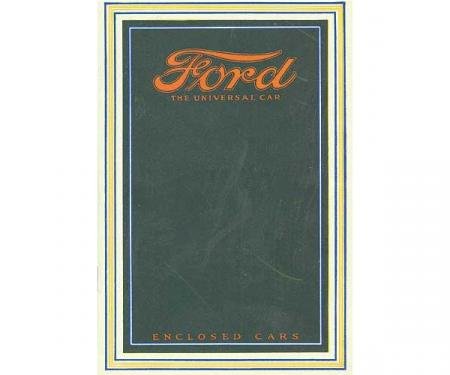 Ford The Universal Car Enclosed Car - 15 Pages - 80 Illustrations