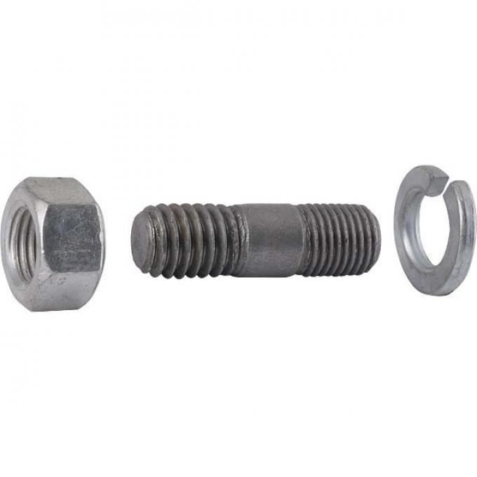 Model A Ford Water Pump Mounting Stud Nut & Lock Washer Set- 12 Pieces