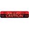 Ford Thunderbird Fan Decal, Caution, 1961-66