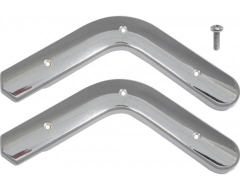 Bucket Seat Hinge Covers - Outer - Chrome