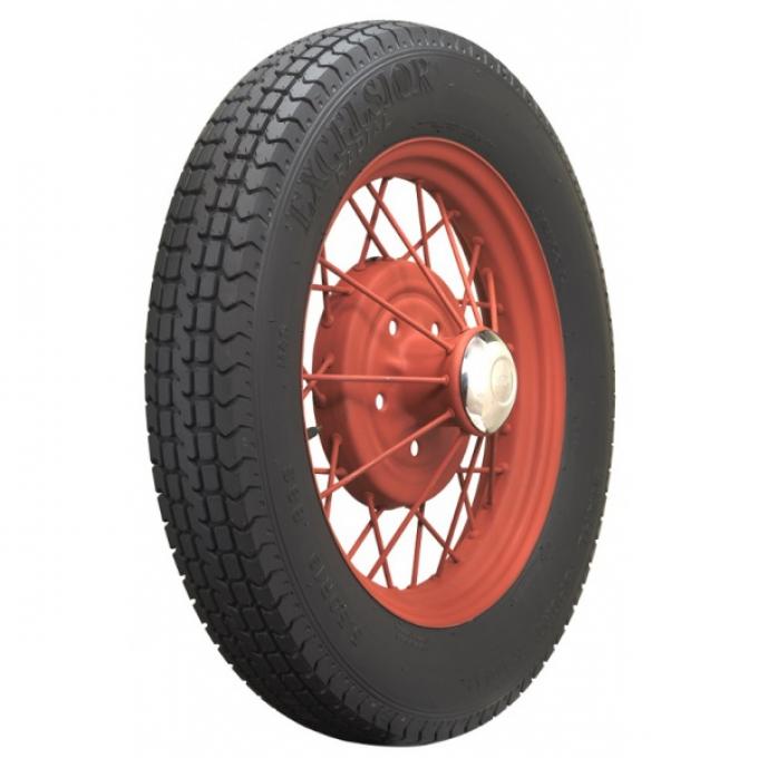 Model A Ford Excelsior Stahl Sport Radial Tire - Tube Type - 500R-19" - 6 Ply - Poly Steel - 29.40" Overall Diameter - Blackwall