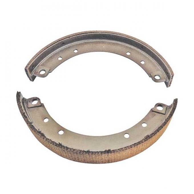 Model A Ford Brake Shoe Set - New With Woven Linings - 4 Pieces - Front & Rear
