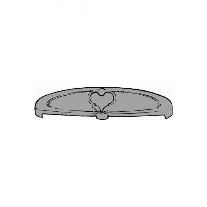 Model A Ford Dash Face Panel - Fiberglass - Stock - 1928-29Only