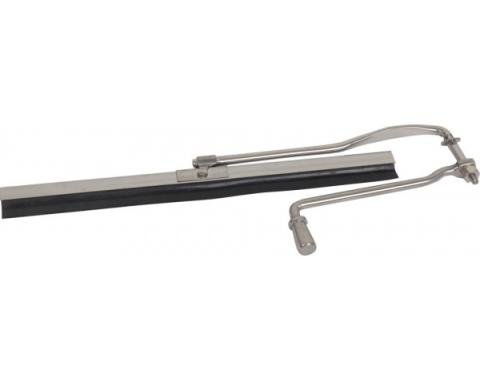 Model T Ford Hand Operated Windshield Wiper - Stainless Steel