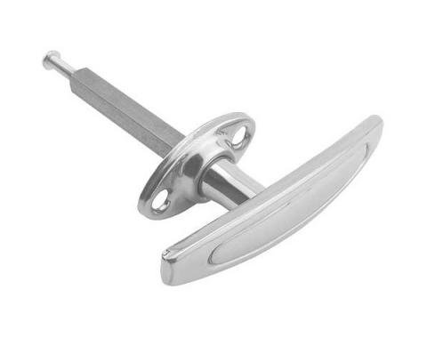 Outside Door Handle - Right Or Left - Stainless Steel - Ford Open Car Except Cabriolet