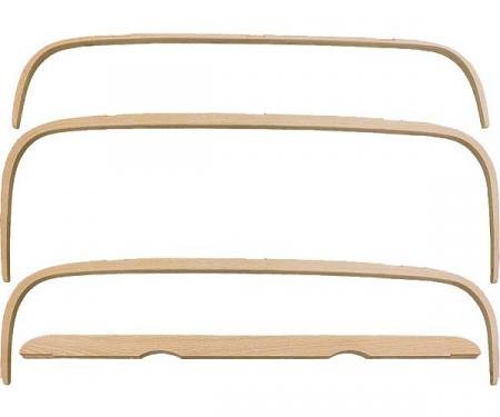 Model A Ford Top Wood Set - Deluxe Phaeton - Steam Bent - 4Pieces