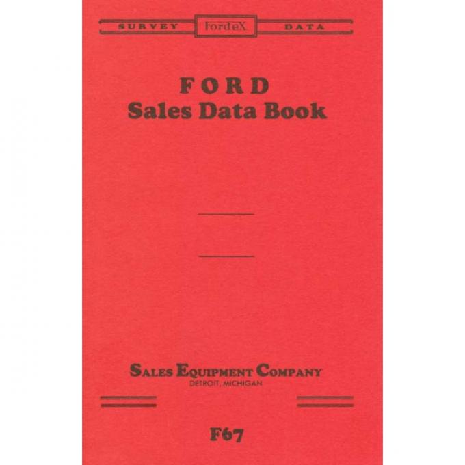 Fordex Sales & Service Data - Reprint For 1926-27 Improved Car - 40 Pages - 36 Illustrations