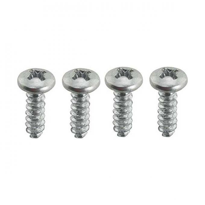 Ford Thunderbird Quarter Lock Pillar Upper Front Weatherstrip Screw Set, 1961-63