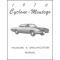 Cyclone and Montego Illustrated Facts Manual - 48 Pages