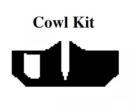 Insulation Kit, Cowl Kit, For Coupe, 1961-63