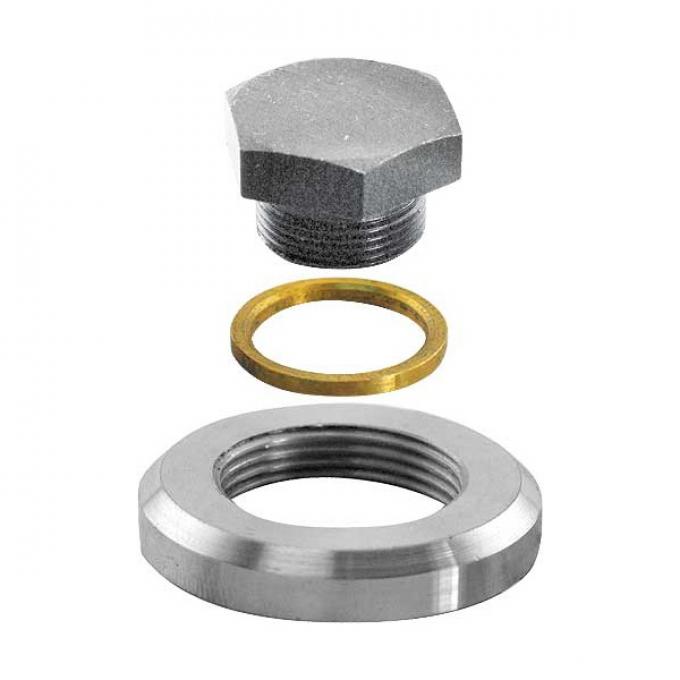 Oil Pan Drain Plug Repair Kit - Weld-in Type