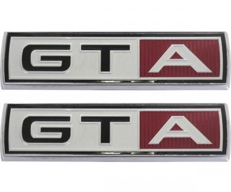 "GTA" Fender Emblem - Embossed Aluminum