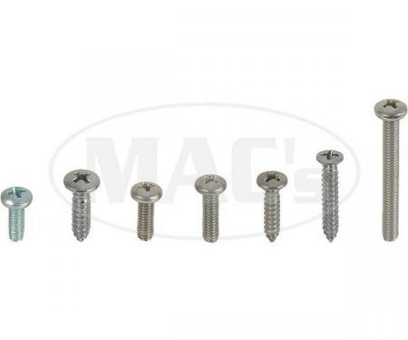 Exterior Screw Kit (42 Pieces), Fairlane, 1964-1965