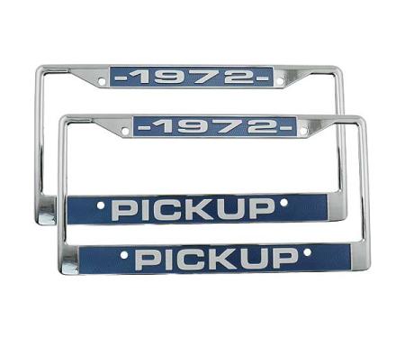 Ford Pickup Truck License Plate Frames - 1972 Pickup