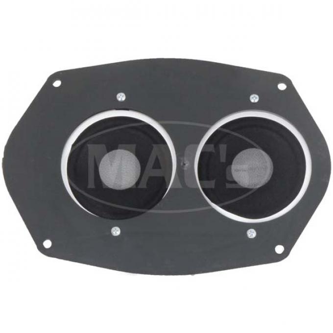 Ken Harrison Speaker Assembly, w/ Dual 3.5 Speakers, 58-60 Thunderbird