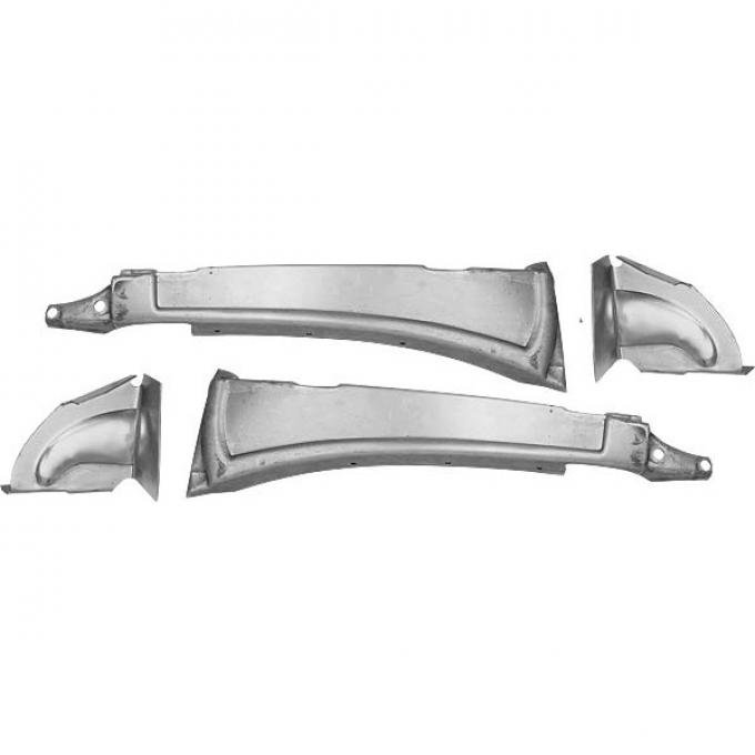 Model A Ford Cowl Post Kit - Left & Right - Includes Brace - For Open Cars Only